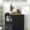 kleankin Meuble de salle de bain, meuble de rangement avec Voir les images du produit 7