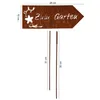 UNUS® Gartenschild Zum Garten Roststecker Gartenstecker Produktbild-Vorschau 4