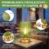 Lampa stołowa w stylu vintage na akumulator, zielona z Podgląd zdjęcia produktu 9