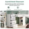 SONNI Schminktafel met opgedeelde lades en zijdelingse Productafbeelding-voorbeeld 9