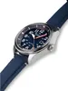 A close-up, angled view of a Citizen Eco-Drive sports watch with a blue dial and strap, set against a white background. Náhľad obrázku produktu