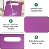 set di 5 taglieri in plastica antiscivolo BPA free 29x19cm Anteprima dell’immagine prodotto 3