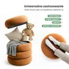 Pufa otwierana ze schowkiem welurowa 42 cm SNUGGO Miedziana Podgląd zdjęcia produktu 9