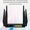 ZELURXX 5G 8 anténní WiFi router SIM karta Gigabit LTE-FDD Náhled obrázku produktu 4