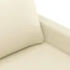vidaXL 2-Sitzer-Sofa Creme 120 cm Kunstleder Produktbild-Vorschau 6