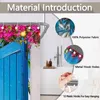 Rideau de douche pour salle de bains imperméable motif Voir les images du produit 5