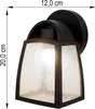 LUTEC Kelsey Aussenwandleuchte dimmbar IP44 Schwarz Produktbild-Vorschau 11