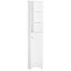 HOMCOM Meuble Colonne Salle de Bain 3 niches Placard Porte Voir les images du produit 1