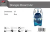 F2   Inflatable Body Board Boogie Board Air  3,7 Blau Produktbild-Vorschau 2