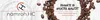 Marketing image with coffee beans and text. Produktbild-Vorschau