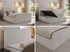 MKS MEBLE Boxspringbett 180x200 Hellgrau Cord, Produktbild-Vorschau 2