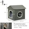 PawHut : niche pour chat, maison pour chat, cabane pour Voir les images du produit 3