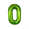 Ballon en plastique nombre 0, environ 100 cm, vert Voir les images du produit 1