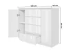 Kommode AVEN 120cm Sonoma-Eiche mit 4 Schubladen und 2 Produktbild-Vorschau 7