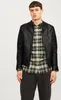 Jack & Jones Richard - Giacca in pelle nera - Grande L Anteprima dell’immagine prodotto 2