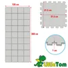 Podložka pod puzzle obyčejná 4 x 9 dílků Mint Grey Náhled obrázku produktu 5