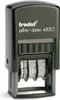 trodat Datumstempel Printy Dater 4850L "BEZAHLT" blau/rot Produktbild-Vorschau 7