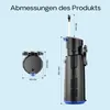 SunSun CUP-809 Akvarijní vnitřní filtr 700 l/h Filtr 4v1 s Náhled obrázku produktu 3