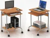 Scrivania mobile per computer Techly 600x450 faggio Anteprima dell’immagine prodotto 1