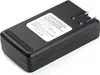 A black universal battery charger is shown against a white background. Produktbild-Vorschau