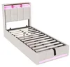 Boxspringbed 90x200 cm met USB-poort, bed met opbergruimte, Productafbeelding-voorbeeld 9