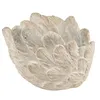 Clayre & Eef Blumentopf Flügel Ø 20x13 cm Grau Stein Produktbild-Vorschau 1