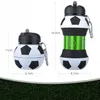 Faltbare Silikon-Trinkflasche Fußball – Ausziehbare Produktbild-Vorschau 5