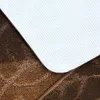 Badteppich Set 3-TLG. Braun/Beige Leaves - rutschfest & Produktbild-Vorschau 7
