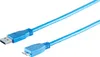 helos USB 3.0 Adapterkabel Stecker A auf Micro B, 1,0 m, Produktbild-Vorschau 2