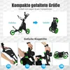 Skládací tříkolový golfový vozík s nastavitelnou rukojetí Náhled obrázku produktu 4