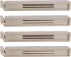 4er Set Gewürzbeutel-Klemmen aus Plastik Beige Produktbild-Vorschau 3