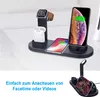 Kabelloser 3-in-1-Schnellladeständer - (Schwarz) Kabelloses Produktbild-Vorschau 5