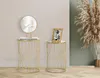 Mauro Ferretti Beistelltisch Ligne 2er Set Gold 38x55 33x50 Produktbild-Vorschau 5