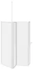 vidaXL Paroi de douche en L 70x120x137 cm 4 parties Pliable Voir les images du produit 5