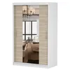 Armoire à portes coulissantes Armoire 120cm blanc/sonoma Voir les images du produit 2