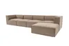 Hanah Home, Sora (L1-O1-O1-1R-POUFFE ) - Cappucino, Anteprima dell’immagine prodotto 7