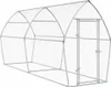 vidaXL Cage à poules argentée 400x105x182 cm Acier Voir les images du produit 1