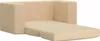 vidaXL Kinder-Schlafsofa 2-Sitzer Creme Weicher Plüsch Produktbild-Vorschau 4