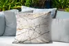 MuchoWow® Outdoor Kissen - Marmor - Weiß - Braun - 60x60 cm Produktbild-Vorschau 4