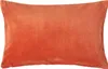 HOMESCAPES Samt-Kissenbezug in Orange, 30 x 50 cm Produktbild-Vorschau 1