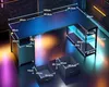 Schreibtisch mit 2 Schubladen und Regal, 160×80 cm Produktbild-Vorschau 3