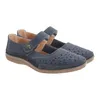 Boulevard Damen Sommer Mary-Jane-Schuhe mit Lochmuster und Produktbild-Vorschau 2