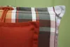 Sun Garden Sylt Hochlehner-Auflage Rot-Orange-Grau kariert Produktbild-Vorschau 2
