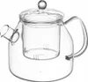 Glazen theepot met glazen zeef en deksel, 1,2 liter, Productafbeelding-voorbeeld 1