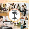 A collage of images showing a multifunctional trolley used in various settings like a hair salon, a nail salon, and an art studio. Voir les images du produit