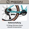Agon Alpha E Bike Mountainbike Herren oder Damen 170 - 190 Produktbild-Vorschau 6