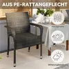 Yaheetech 2er Set Rattan Gartenstühle, stapelbar, Produktbild-Vorschau 6