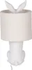 Stolní lampa Clayre & Eef Rabbit Ø 20x43 cm Bílý plast Náhled obrázku produktu 3