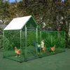 Pollaio Recinto all'aperto Argento 3x1x1,5 m con serratura Anteprima dell’immagine prodotto 8