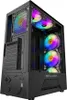 A computer case with RGB fans. Produktbild-Vorschau